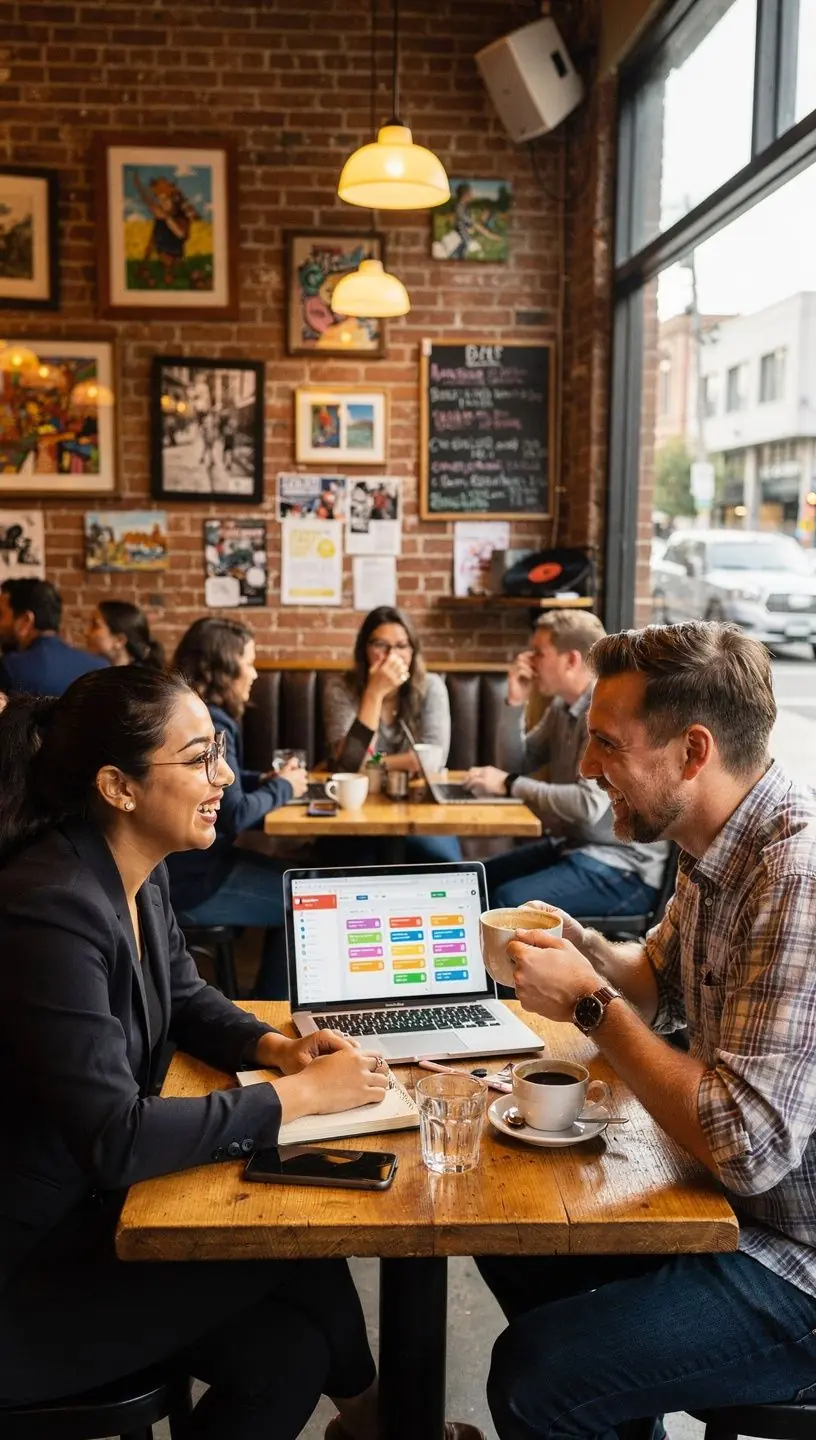Person using a tablet to review a detailed task list while engaging in focused time-blocking techniques.